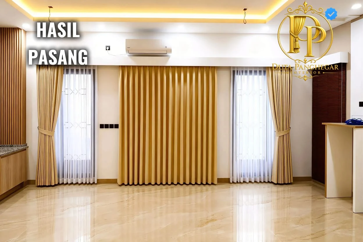 Zebra blinds putih